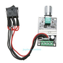 6V 12V 24V 3A PWM DC Motor Speed Controller Forward Reverse With Switch New