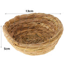Woven Straw Bird Nest Cage Birdhouse/Bed House for Parrot Pigeon Unbranded