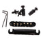 Replacement Electric Guitar Roller Saddle Bridge+Humbucker Pickup Frame Ring
