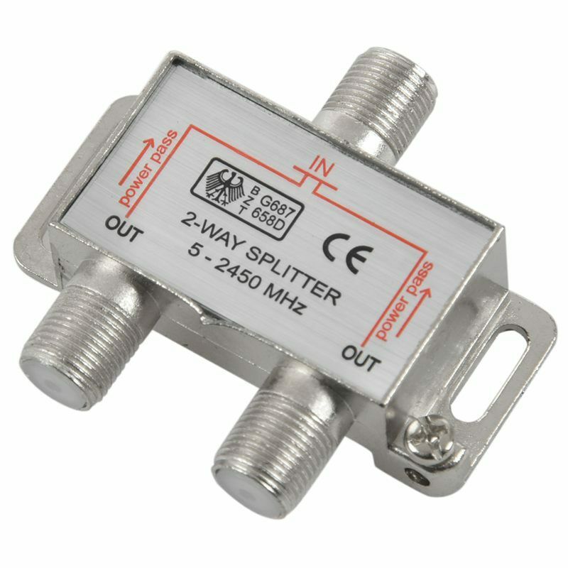 Sat-Verteiler, Y-Splitter, Antennenverteiler, Koax, TV 2-way Spliter,