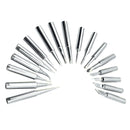 17pcs Rework Soldering Iron Tip Repair 900M Series Durable DIY For 936 Station