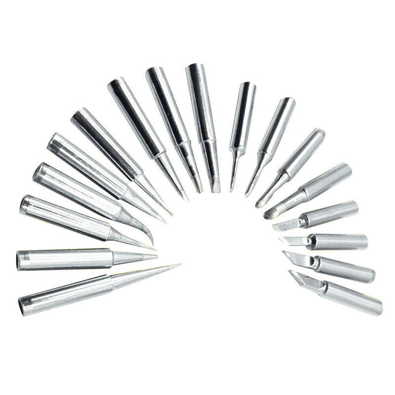 17pcs Rework Soldering Iron Tip Repair 900M Series Durable DIY For 936 Station