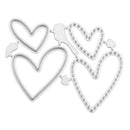 Heart Cutting Dies Stencils DIY Scrapbooking Album Embossing Paper Cards Decor