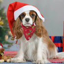 2Pcs Dog Bandana Christmas Costume Pet Santa Pattern e Scarf Cat Bandana Fo