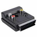 Newest Switchable Scart Male to Female S-Video 3 RCA Audio Adapter Convecto