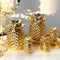 3x Ceramic Pineapple Shape Statue Desktop Display Home Office Cafe Decor