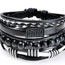 Multilayer Bracelet Men Casual Fashion Braided Leather Bracelets For Women