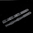 50 Piece Fan-Shaped False Nail Art Polish Gel Display Chart 150 Tips Clear