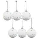 6PCS Christmas Snowball Balls Party Ornaments Xmas Tree Hanging Decoration