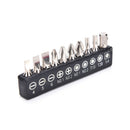 Electric Screwdriver Multi-Functional Versatile  Set 10pcs Alloy Steel BitsNewOZ