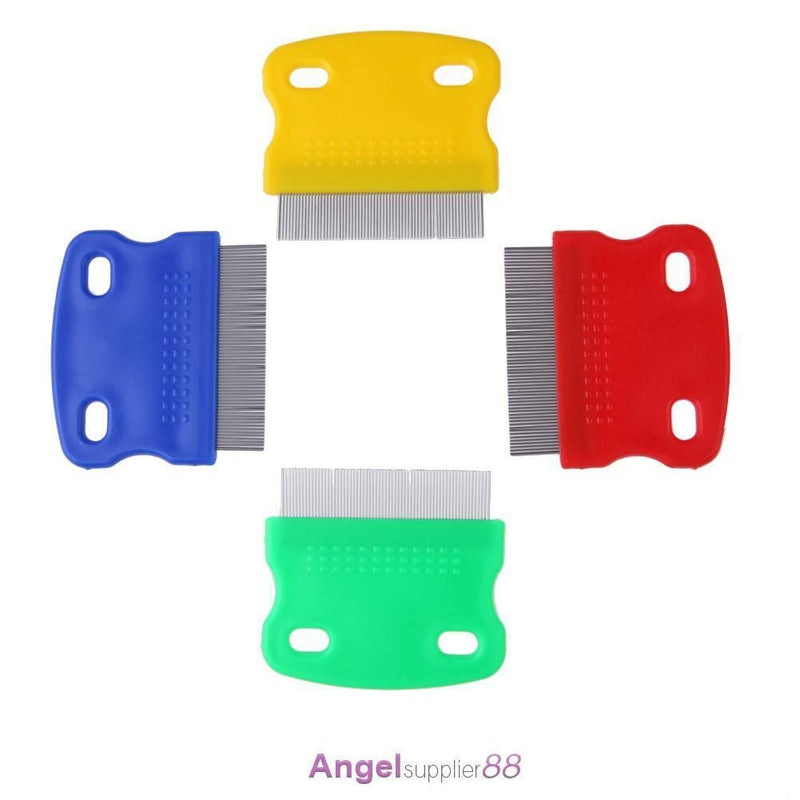 New Pet Fine toothed Comb Cat Dog Grooming Steel Small AU