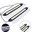 2pcs 20W Waterproof Car LED 12V Daytime Running Light DRL Fog COB Strip Lamp  Z