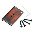 4 String Guitar Ukulele Saddle Bridge Adjustable Red Bronze with Screws +Wrench