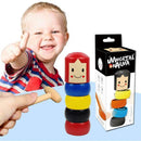 Immortal Daruma Small Wooden Man Stubborn Unbreakable Wood Magic Game Toys