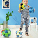 Inflatable Football Ball With Rope Colorful Bouncy Rubber Kids Gift Ball C6C2