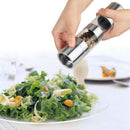 2 In 1 Salt And Pepper Grinder Set,Stainless Steel Salt Grinder With Adjust