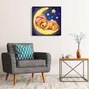 5D DIY Full Drill Diamond Painting Moon Bear Cross Stitch Embroidery Craft