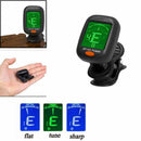 For Chromatic LCD Clip On Tuner Electric Acoustic Guitar Bass Violin, Ukulele
