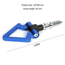 Aluminum Screw-on Front Bumper Triangle Tow Hook for European Car (Blue) A