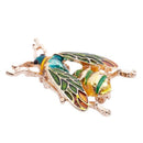 5X(Fashionable Bumble Bee Crystal Brooch Pin Costume Badge Party Jewelry G B9C7)