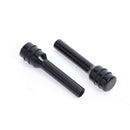 2pcs Universal Aluminum Interior Door Lock Knob Pins for Car Truck (Black)