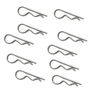 20 Pcs Stainless Steel R Hitch Pin 2x42mm & 1.8x37mm