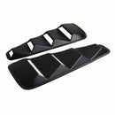 2pcs Quarter Side Window Louvers Scoop Cover Vent For 2005-2014 Ford Musta UOE