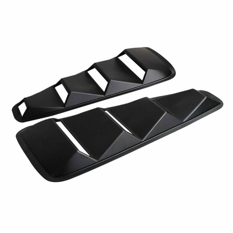 2pcs Quarter Side Window Louvers Scoop Cover Vent For 2005-2014 Ford Musta UOE