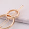 Hollow Round Geometric Metal Hair Clip Ponytail Holder Hair Accessories