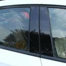 10Pc Mirror Effect Plastic Window Pillar Posts Trims Set for Mazda 3 Axela