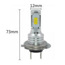 Pair H7 LED Headlight Bulbs Conversion Super Kit High/Low 80W 6000K 4000LM R5I0