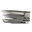 6pcs Industrial Tweezer Maintenance Repair Tool Kit TS10-15