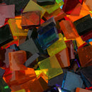 500 Mosaic Tiles Colored Glass Pieces Arts & Crafts. Schools, Tessera, Mixed