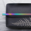 1 Pairs Stainless Steel Chopsticks Set Authentic Chinese Metal Tableware Gift