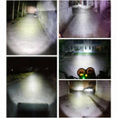 H6 18W LED 3 COB Motorcycle Headlight Bulb Lamp 2000LM 6000K Hi/Lo Beam Light AU
