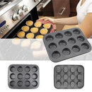 Nonstick Metal 12 Cups Muffin Cupcake Cake Bakeware Pan Tray Tin Mould Mold Z
