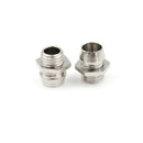 20pcs 3mm Round Chrome Metal LED Lamp Light Emitting Diode Bezel Holder OZ