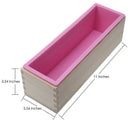1200G Diy Soap Wooden Soap Mold Box Silicone Liner Rectangular Loaf Swirl S W6V3