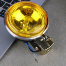 12V55W Car Fog Light working Light 3inch Round Lamp Reversing Light(Yellow)