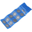 10Pcs Double Sided Diamond Cutting Discs Saw Blade with Connecting Rod FT