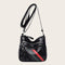 Women Shoulder Bags Leather Multi-pocket Messenger Handbag (Multicolor)