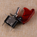 5* Red LED Light Rocker Toggle Switch SPST ON/OFF 12V 20A Car Marine Boat Truck