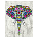 5D DIY Special Shape Diamond Painting Folk Elephant Cross Stitch Embroidery