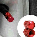 4x Red Bike Wheel Tyre Tire Valve Stem Air Dust Cover Screw Cap Auto Truck Q1L9