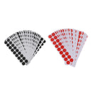 900pcs Self Adhesive Target Paster, Shooting Splatter Stickers Patches Red