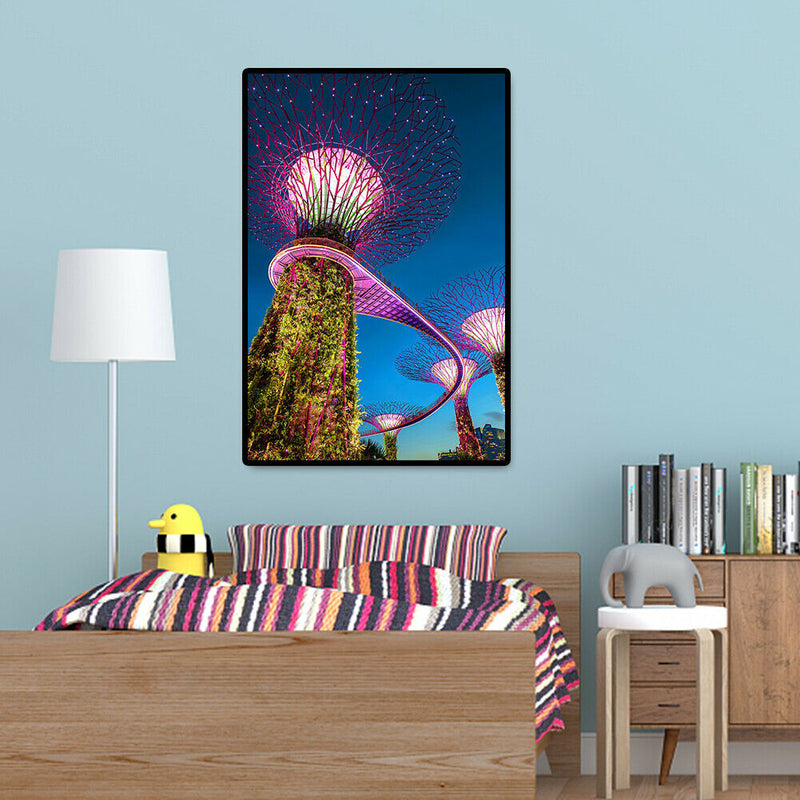 1000 Pieces Adults Kids Paper Jigsaw Puzzles Romantic Tree Assembling Craft