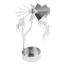 Metal Tea Light Snowflake Elk Tree Owl Xmas Decor Candle Holder