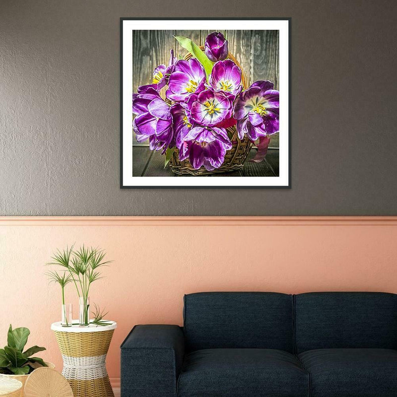 5D DIY Full Drill Diamond Painting Flower Embroidery Mosaic Craft Kit Decor