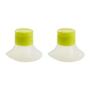2Pcs Salad Dressing Storage Containers Silicone Squeeze Bottle Newest Useful