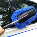 Microfiber Telescoping Car Wash Body Duster Brush Dust Mop Cleaning Tool